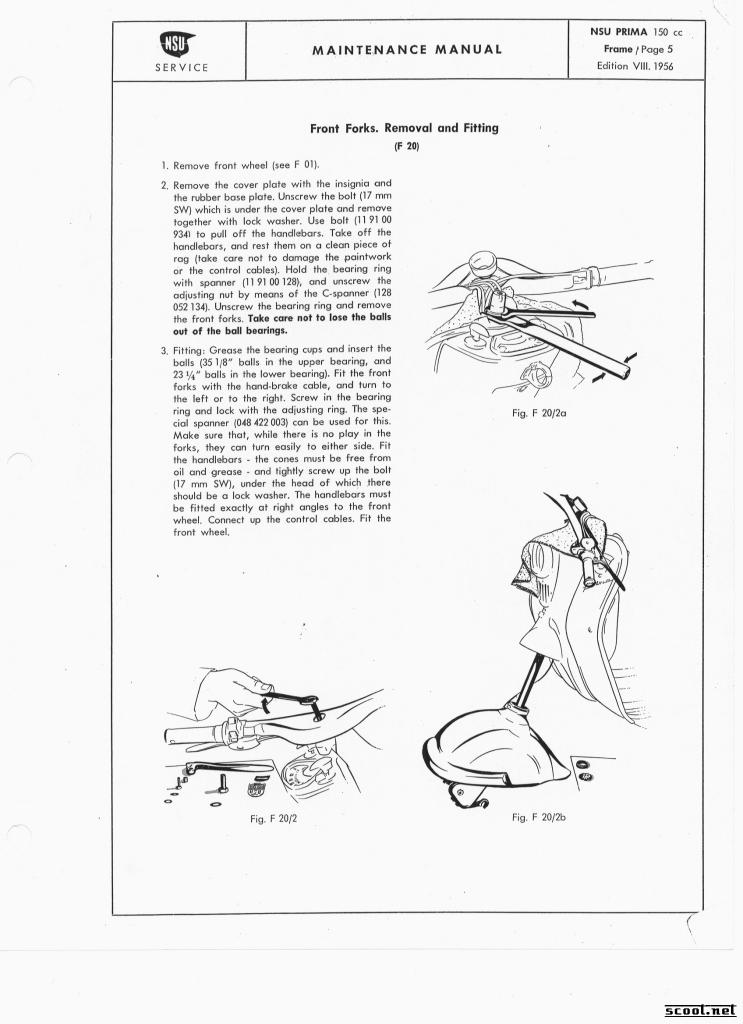 NSU Manual Page scooter manual