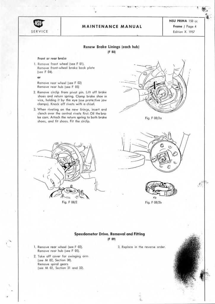 NSU Manual Page lambretta manual