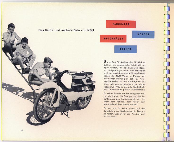 1960 NSU press pack, pages 16
