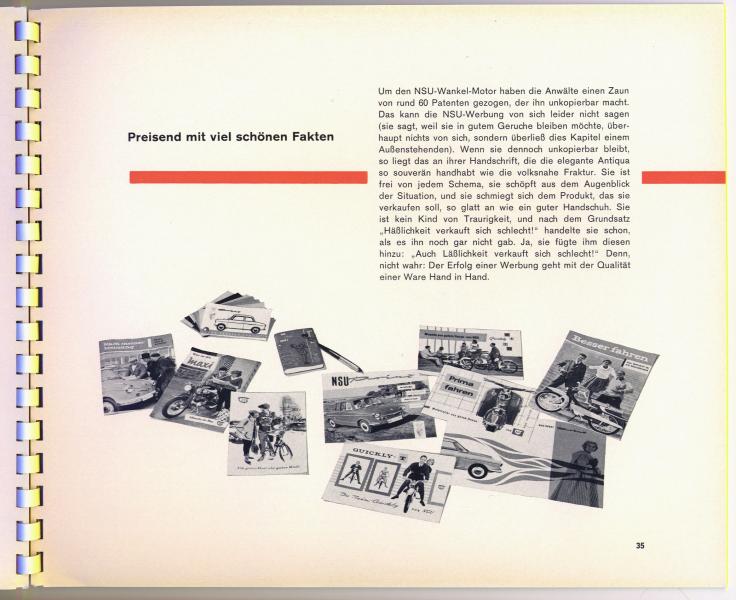 1960 NSU press pack, pages 37