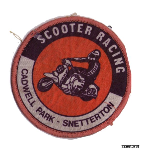 Cadwell Park Scooter Racing Scooter Patch