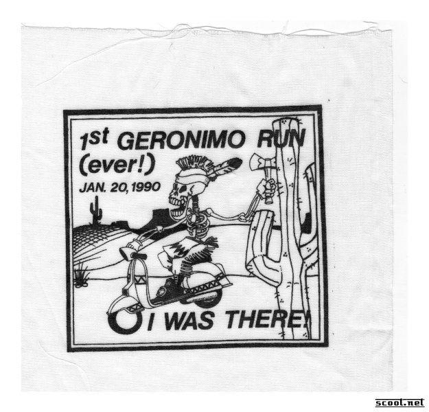 Geronimo Run Scooter Patch