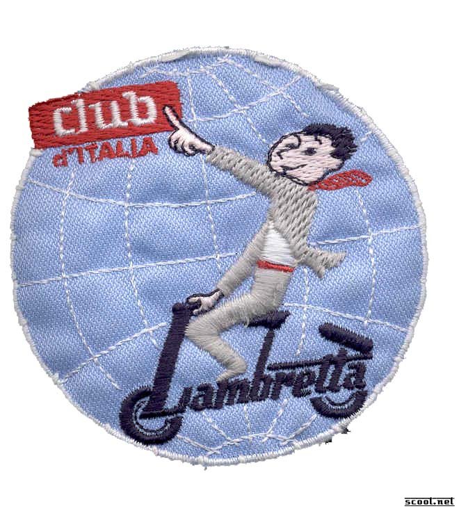 Lambretta Club Italy Scooter Patch