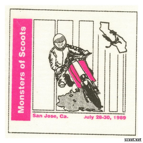Monsters of Scoot Scooter Patch