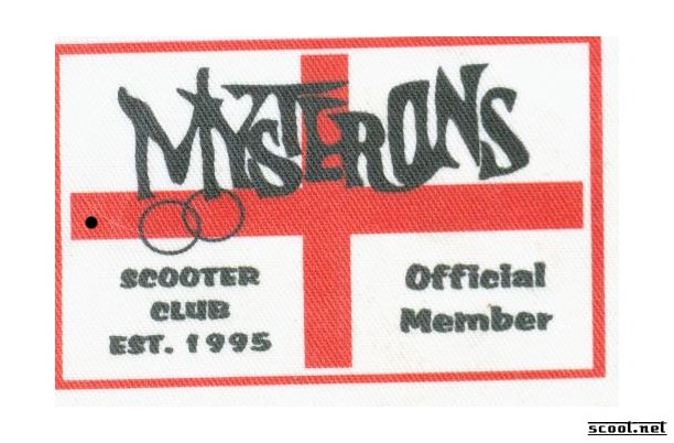 Mysterons Scooter Club Scooter Patch