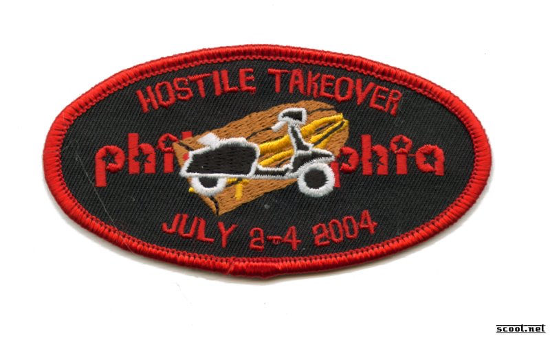 Philadelphia Hostile Takeover Scooter Patch