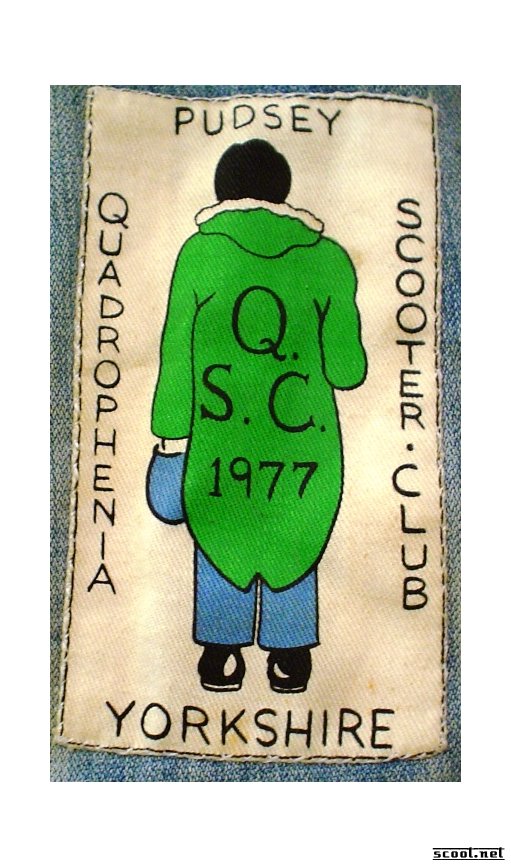 Quadrophenia Scooter Club Scooter Patch