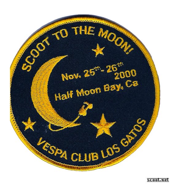 Scoot to the Moon Scooter Patch
