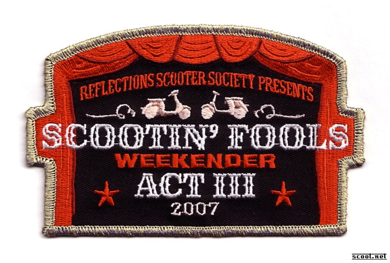Scootin Fools Weekender Scooter Patch