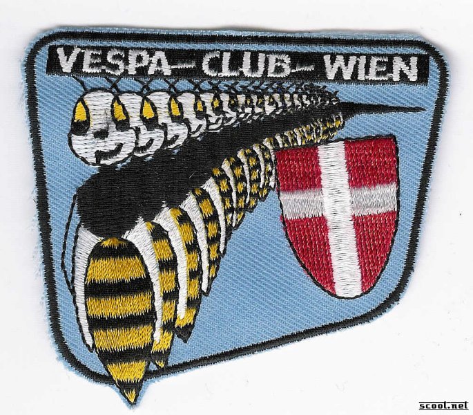 Vespa Club Wien Scooter Patch