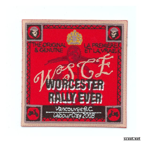 Worcester Rally Ever Scooter Patch
