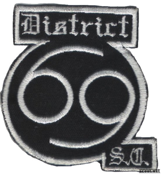 District 69 Scooter Club Scooter Patch