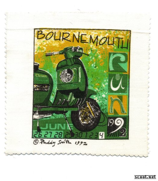 Bournemouth Run Scooter Patch