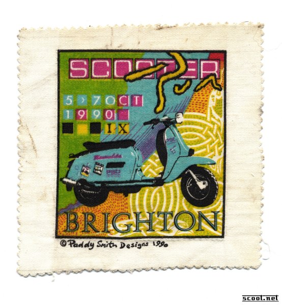 Brighton Scooter Run Scooter Patch