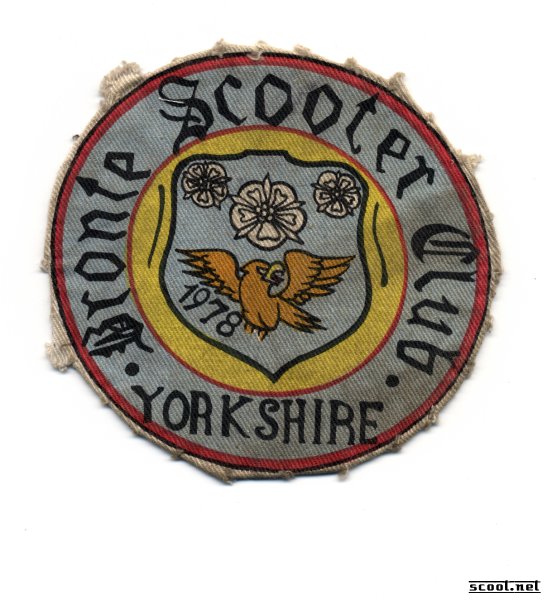Bronte Scooter Club Yorkshire Scooter Patch