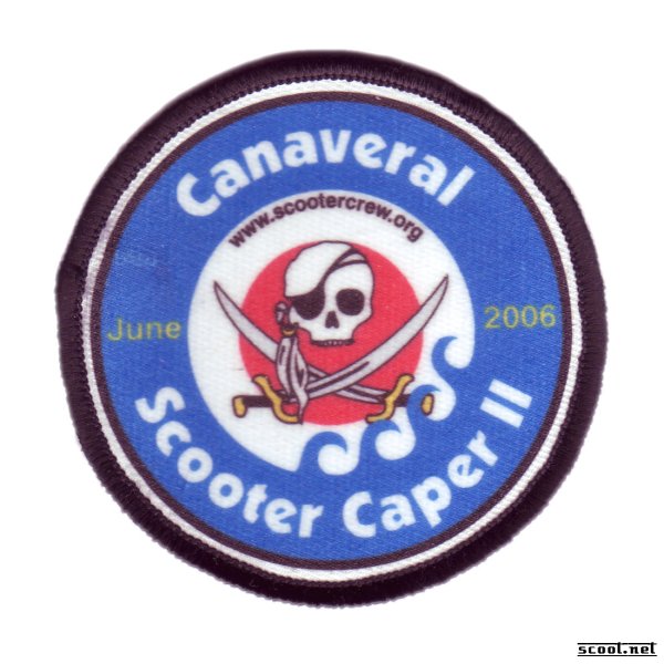 Canaveral Scooter Caper Scooter Patch