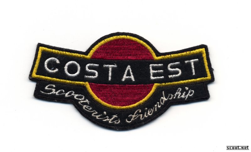 Costa Est Scooterist Friendship Scooter Patch
