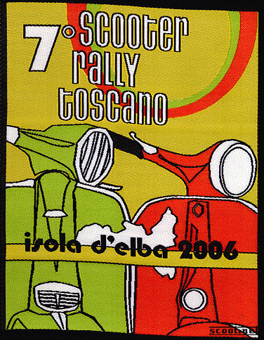 Scooter Rally Toscano Scooter Patch