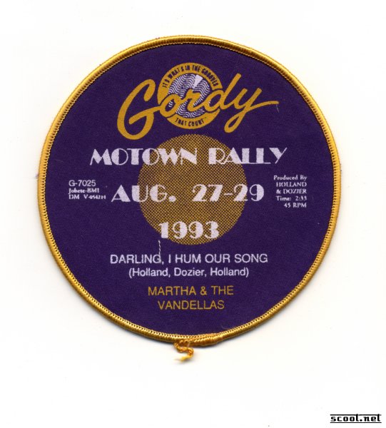 Motown Rally Scooter Patch