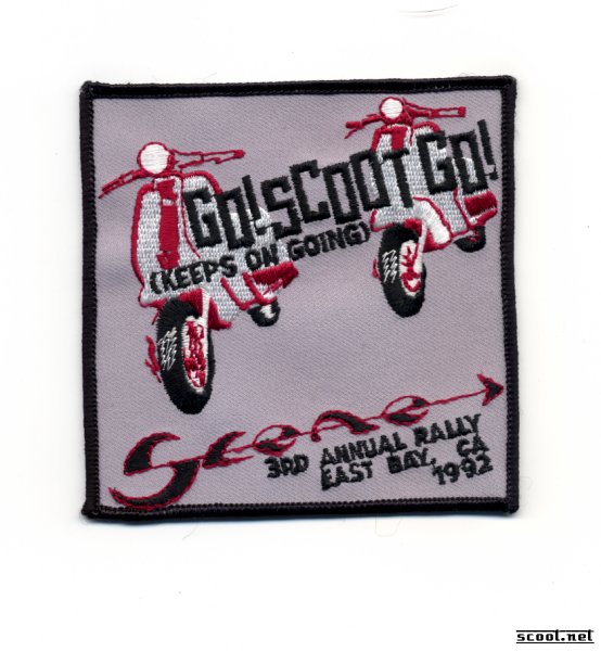 East Bay Rally Scooter Patch