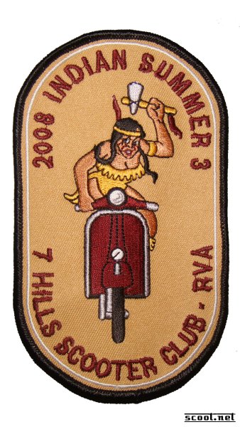 Indian Summer Scooter Patch