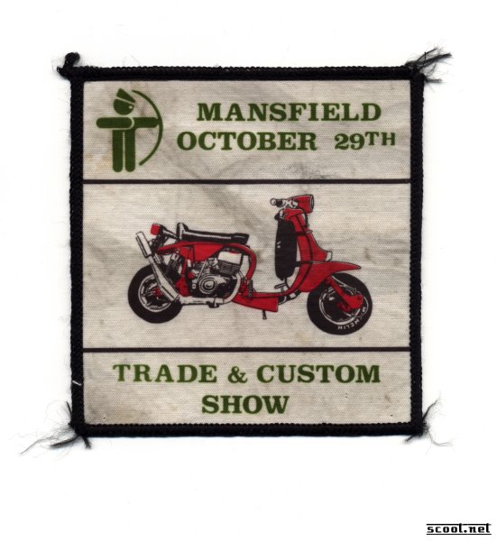 Masnfield Trade & Custom Show Scooter Patch