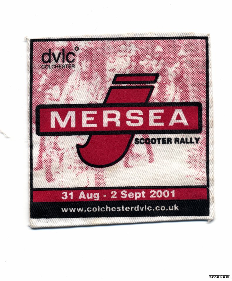 Mersea Scooter Rally Scooter Patch