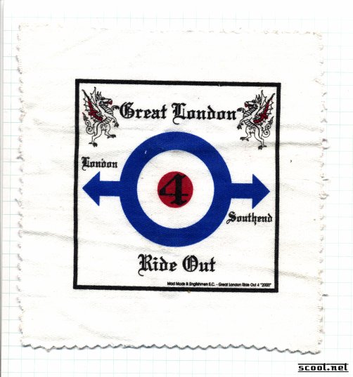 Great London Ride Out Scooter Patch