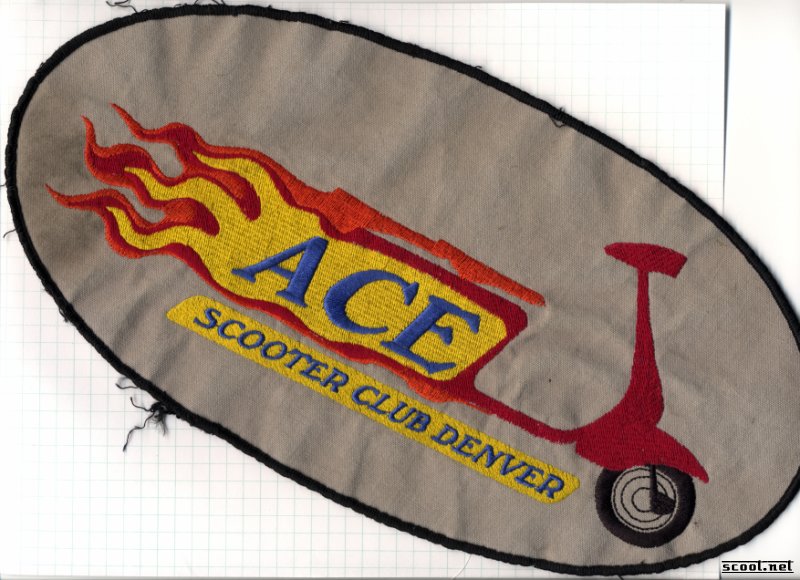 Ace Scooter Club Denver Scooter Patch