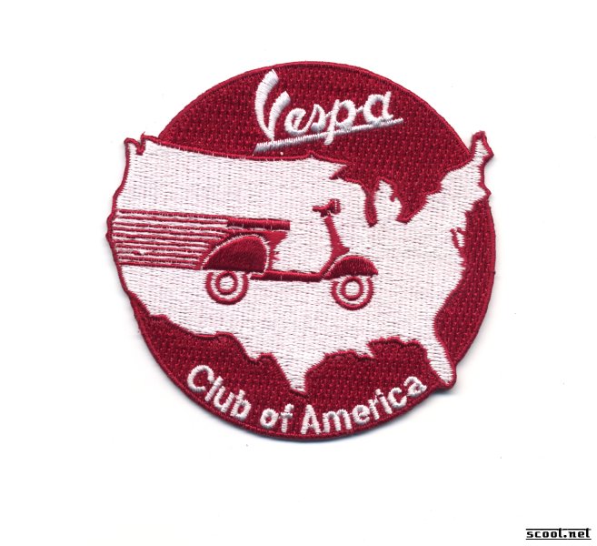 Vespa Club of America Scooter Patch