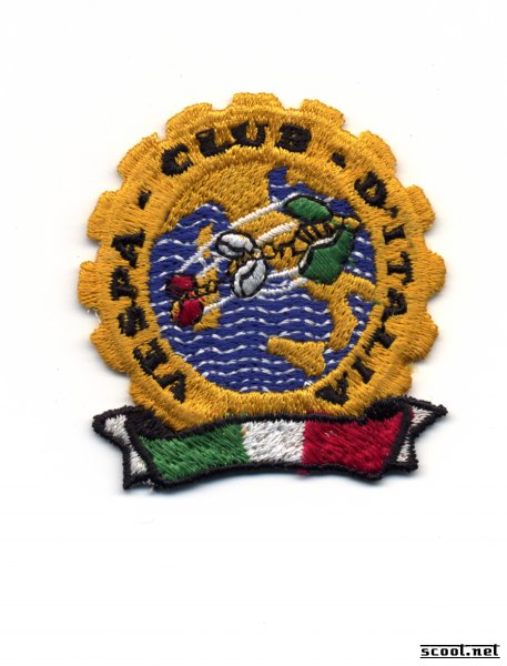 Vespa Club Italy Scooter Patch